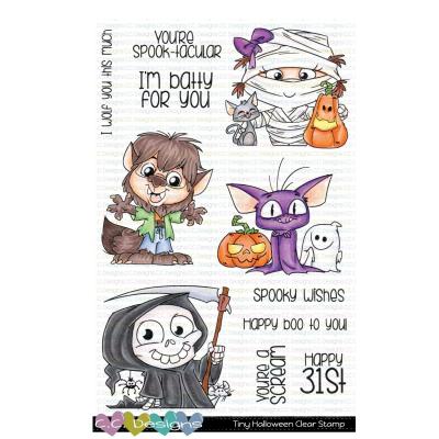 C.C. Designs Clear Stamps - Tiny Halloween